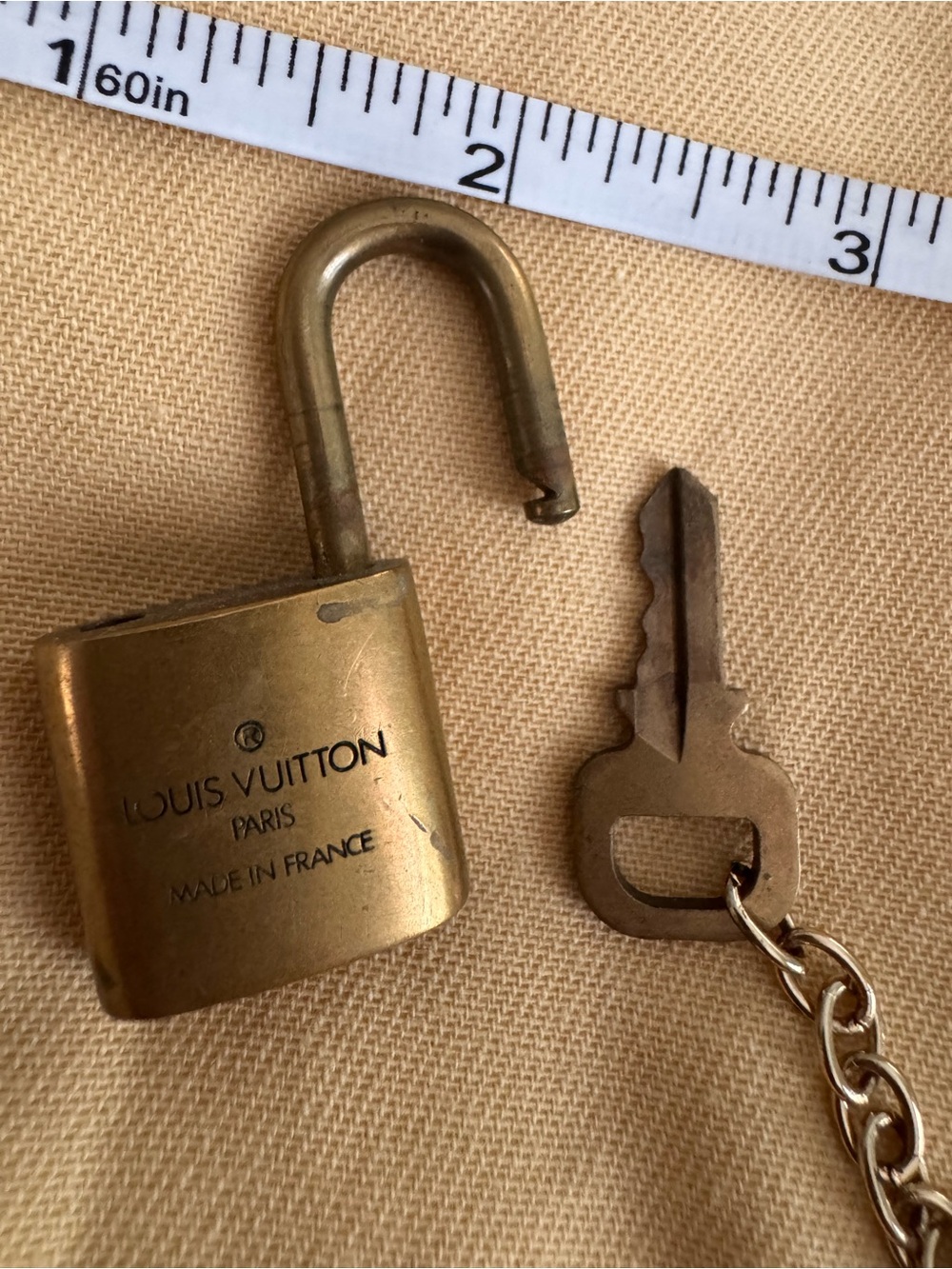 Louis Vuitton Gold-Tone Padlock Pendant Necklace - Picture 5 of 9